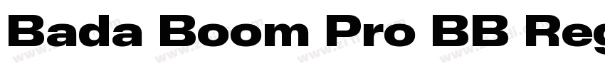 Bada Boom Pro BB Reg字体转换